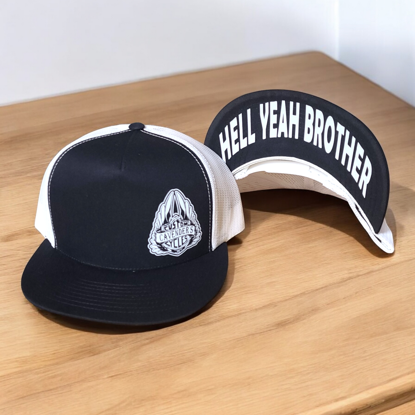 LOGO(WHITE) HELL YEAH BROTHER HAT
