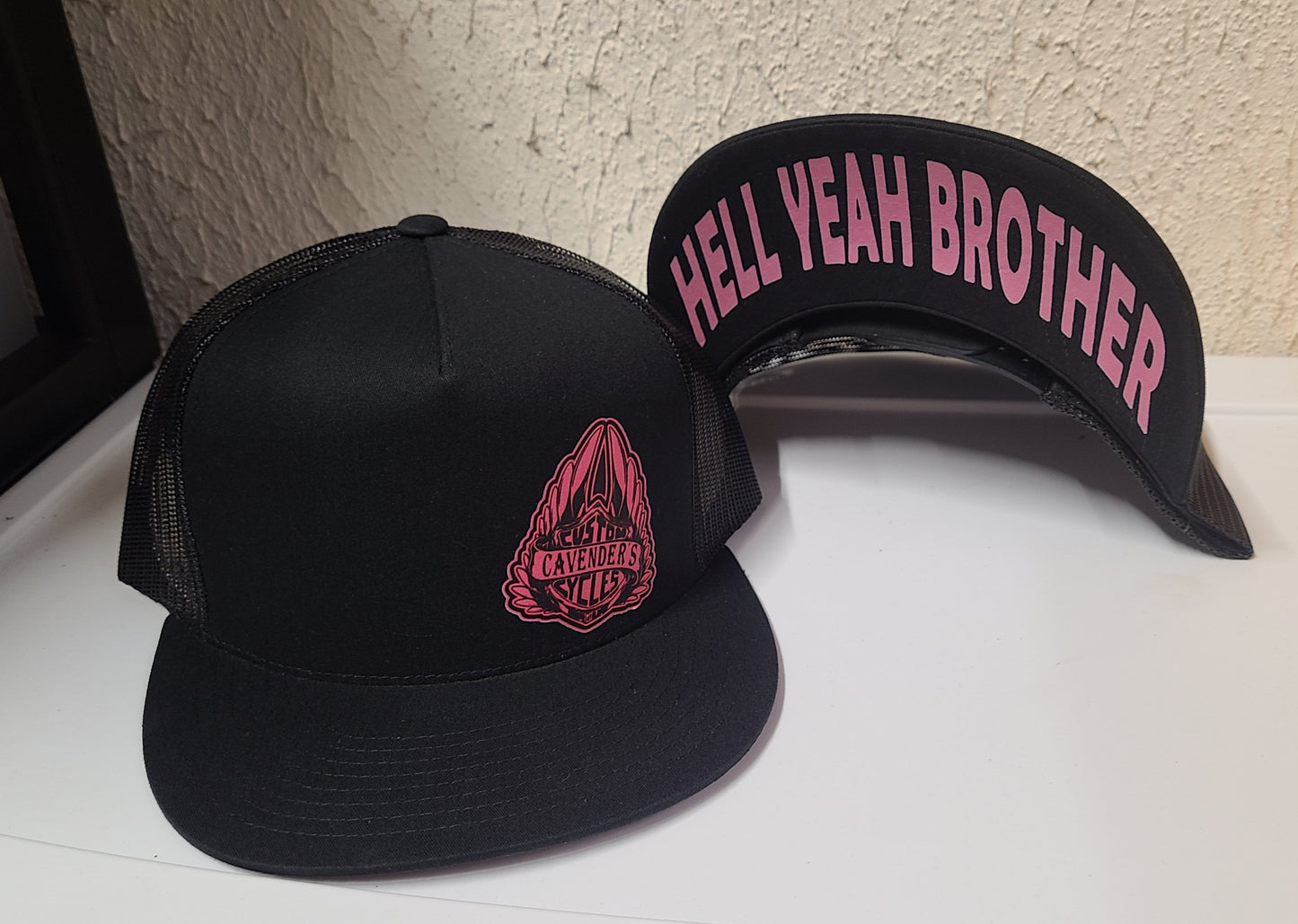 LOGO(PINK) HELL YEAH BROTHER HAT